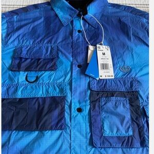 Adidas Blue Version Arkive Tee Short Sleeve Shirt Medium HD4809.NWT